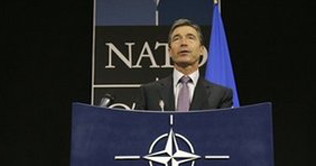 NATO chief makes Afghanistan, Russia ties key goals